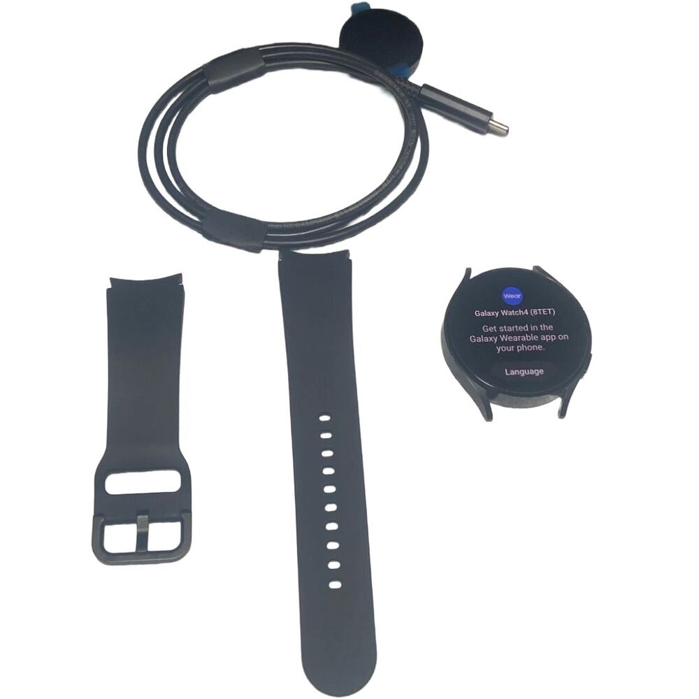Samsung Galaxy Watch4 44mm Bluetooth GPS WiFi NFC Smartwatch Black SM-R870 ECG